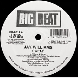 Jay Williams Sweat VINYL 12" USED