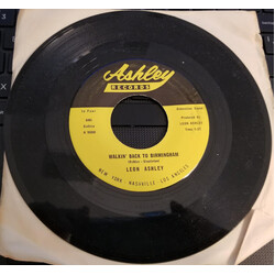 Leon Ashley Walkin' Back To Birmingham / It's All Over But The Crying USED VINYL 7INCH 45 RPM SINGLE