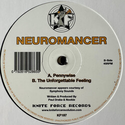 Neuromancer Pennywise / The Unforgettable Feeling USED VINYL 12INCH 45 RPM REISSUE REMASTERED