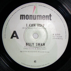 Billy Swan I Can Help USED VINYL 7INCH 45 RPM SINGLE