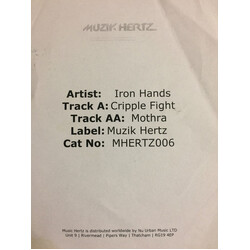 Iron Hands Cripple Fight / Mothra VINYL 12" USED