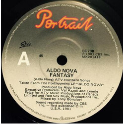 Aldo Nova Fantasy USED VINYL 7INCH 45 RPM SINGLE