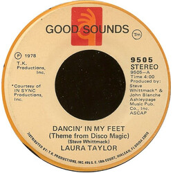 Laura Taylor Dancin' In My Feet (Theme From Disco Magic) / Lady Scorpio USED VINYL 7INCH SINGLE 45 RPM