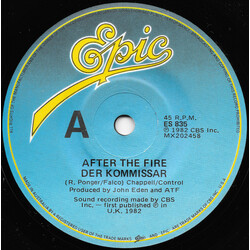 After The Fire Der Kommissar USED VINYL 7INCH SINGLE 45 RPM