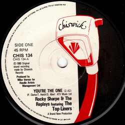 Rocky Sharpe & The Replays / The Top Liners You're The One USED VINYL 7INCH 45 RPM SINGLE