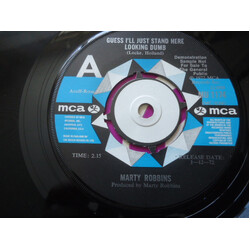Marty Robbins Guess I'll Just Stand Here Looking Dumb / This Much A Man USED VINYL 7INCH 45 RPM PROMO