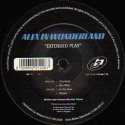 Alex In Wonderland Extended Play USED VINYL 12INCH 33 S RPM EP