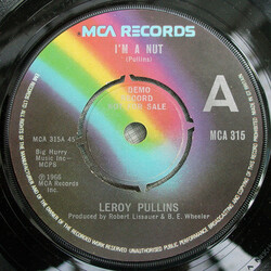 Leroy Pullins I'm A Nut USED VINYL 7INCH 45 RPM REISSUE PROMO