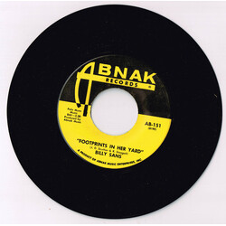 Billy Sans Footprints In Her Yard USED VINYL 7INCH 45 RPM SINGLE