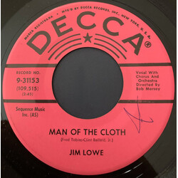 Jim Lowe (2) Man Of The Cloth / Someone Else's Arms USED VINYL 7INCH 45 RPM SINGLE