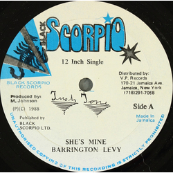 Barrington Levy She's Mine Vinyl 12" USED