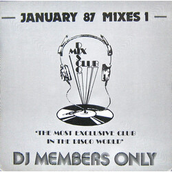 Various January 87 - Mixes 1 Vinyl LP USED