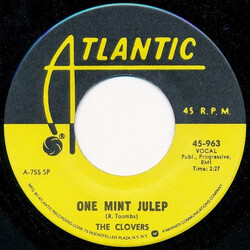 The Clovers One Mint Julep Vinyl 7" USED