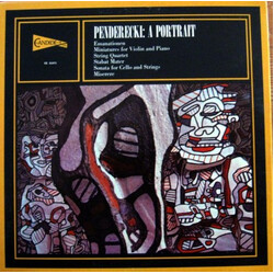 Krzysztof Penderecki A Portrait Vinyl LP USED