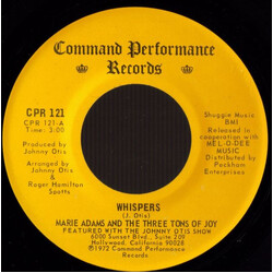 Marie Adams & The Three Tons Of Joy Whispers VINYL 7" USED