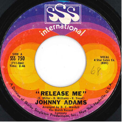 Johnny Adams Release Me USED VINYL 7INCH 45 RPM