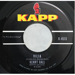 Kenny Ball And His Jazzmen Vilia USED VINYL 7INCH 45 RPM SINGLE
