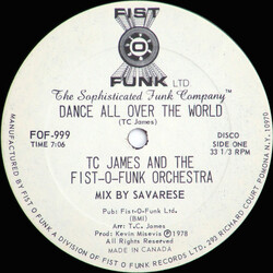 Tom C. James / The Fist-O-Funk Orchestra Dance All Over The World VINYL 12" USED