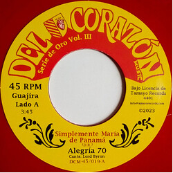 Alegria 70 / The Exciters (2) Símplemente María de Panamá / Make It With You (Live!) USED VINYL 7INCH 45 RPM JUKEBOX LIMITED EDITION REISSUE REMASTERE