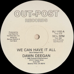Boston Dawn We Can Have It All USED VINYL 12INCH 33 S RPM
