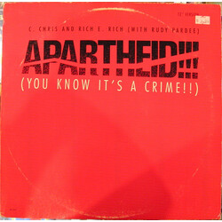 C. Chris / The Real Richie Rich / Rudy Pardee Apartheid! (You Know It's A Crime!!) USED VINYL 12INCH 33 S RPM