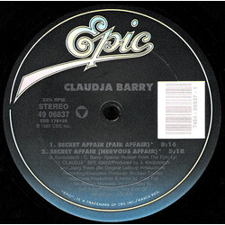 Claudja Barry Secret Affair USED VINYL 12INCH 33 S RPM