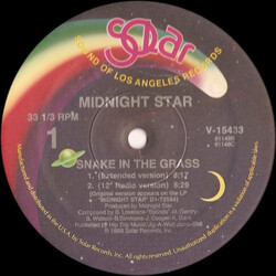 Midnight Star Snake In The Grass VINYL 12" USED