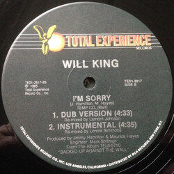 Will King I'm Sorry USED VINYL 12INCH