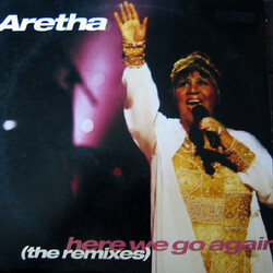 Aretha Franklin Here We Go Again (The Remixes) USED VINYL 12INCH 33 S RPM