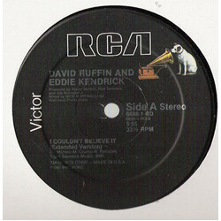 David Ruffin / Eddie Kendricks I Couldn't Believe It USED VINYL 12INCH 33 S RPM STEREO
