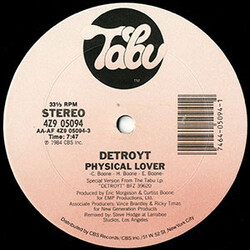 Detroyt Physical Lover USED VINYL 12INCH
