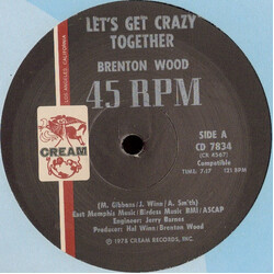 Brenton Wood Let's Get Crazy Together USED VINYL 12INCH 45 RPM