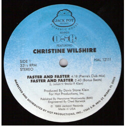 DSK / Christine Wiltshire Faster And Faster VINYL 12" USED