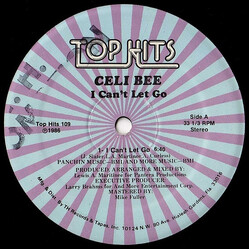 Celi Bee I Can't Let Go USED VINYL 12INCH 33 S RPM STEREO