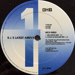 R.J.'s Latest Arrival Rich Girls USED VINYL 12INCH 33 S RPM