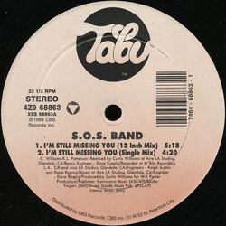 The S.O.S. Band I'm Still Missing Your Love USED VINYL 12INCH 33 S RPM