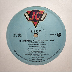 L.I.F.E. It Happens All The Time USED VINYL 12INCH 33 S RPM