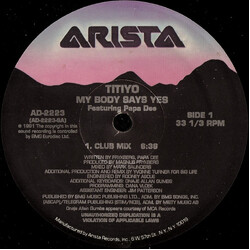 Titiyo / Papa Dee My Body Says Yes VINYL 12" USED