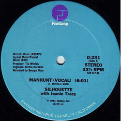 Silhouette (30) / Jeanie Tracy Manhunt VINYL 12" USED