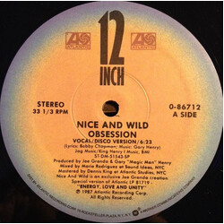Nice & Wild Obsession USED VINYL 12INCH 33 S RPM