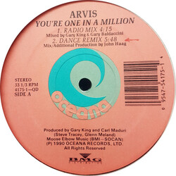 Arvis You're One In A Million USED VINYL 12"