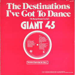 The Destinations I've Got To Dance (To Keep From Cryin') VINYL 12" USED