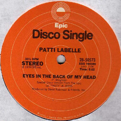 Patti LaBelle Eyes In The Back Of My Head VINYL 12" USED