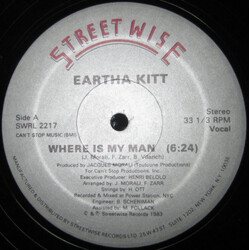 Eartha Kitt Where Is My Man USED VINYL 12INCH 33 S RPM STEREO