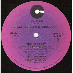 Stacy Lattisaw / Johnny Gill Block Party VINYL 12" USED