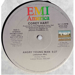 Corey Hart Can't Help Falling In Love / Angry Young Man (Jellybean Mix) USED VINYL 12INCH 33 S RPM PROMO