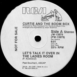 Curtie And The Boombox Let's Talk It Over In The Ladies Room VINYL 12" USED
