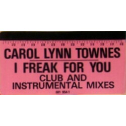 Carol Lynn Townes I Freak For You VINYL 12" USED