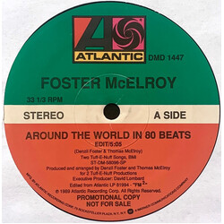 Foster & McElroy Around The World In 80 Beats USED VINYL 12INCH PROMO 33 S RPM