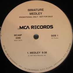 Immature Medley USED VINYL 12INCH PROMO
